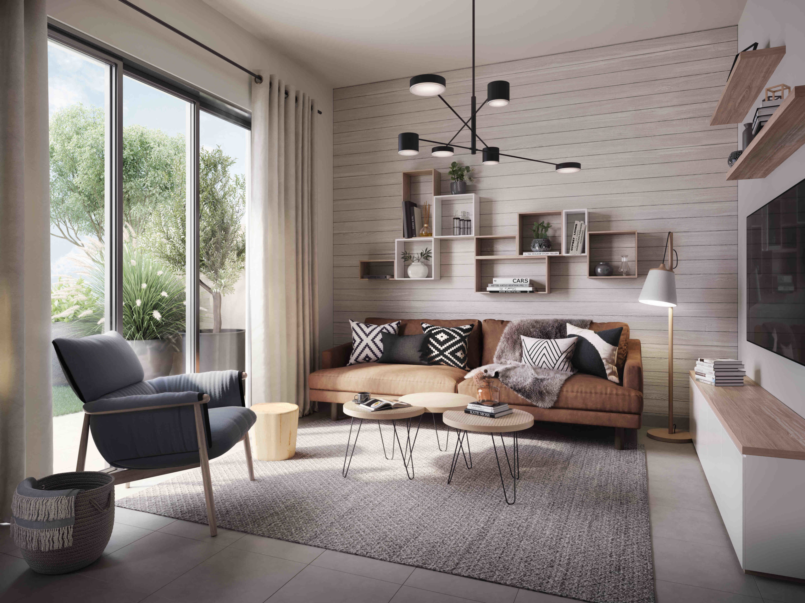 Expo Golf Villas - Phase IV - Emaar South - Living Room